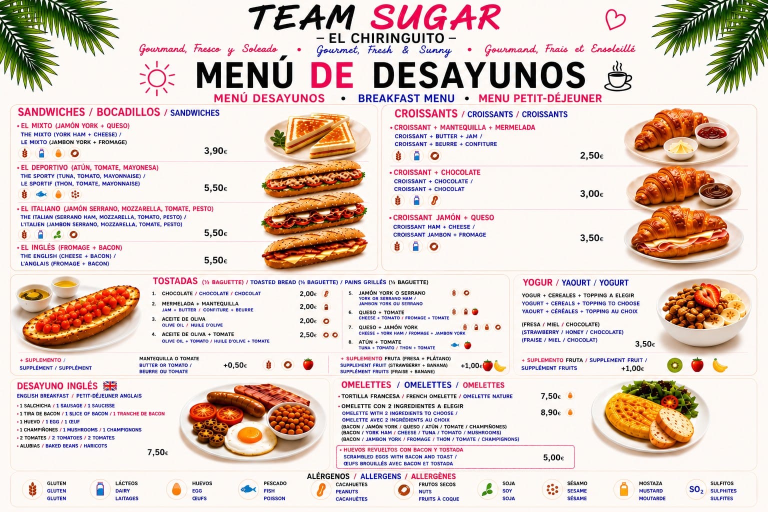 Breakfast Menu